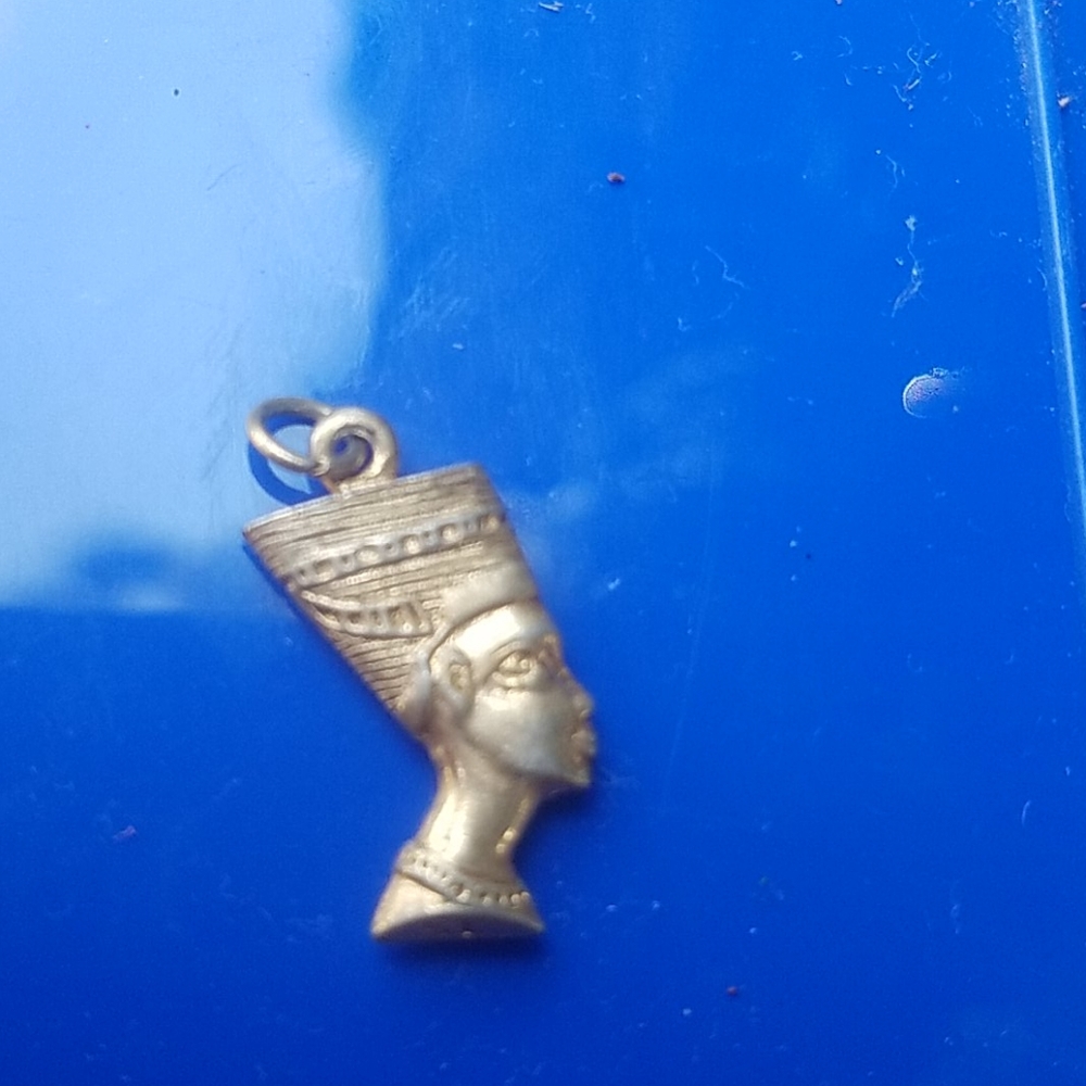 Gold pharoh pendant